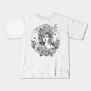 Venus with flowers Kids T-Shirt